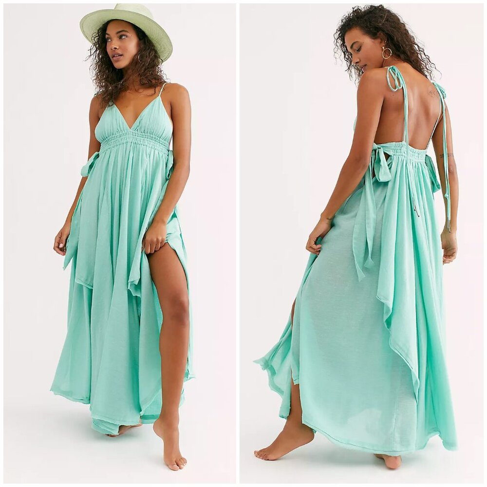 Free People RARE Tropical Heat Maxi Dress
